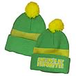 Elf Smiling's My Favorite Green Beanie Hat